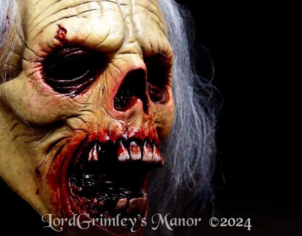 Carnivore Zombie - Oktober Studio Halloween Mask - Lord Grimley's Manor