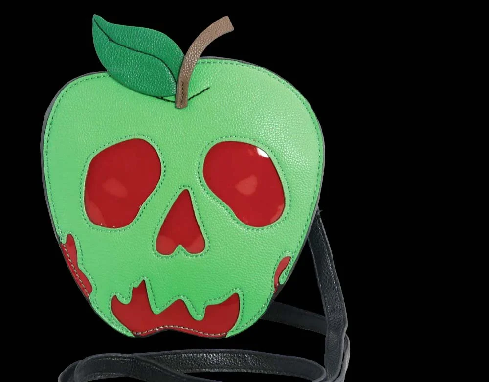 Poisoned Green Apple - Crossbody Vinyl Shoulder Bag