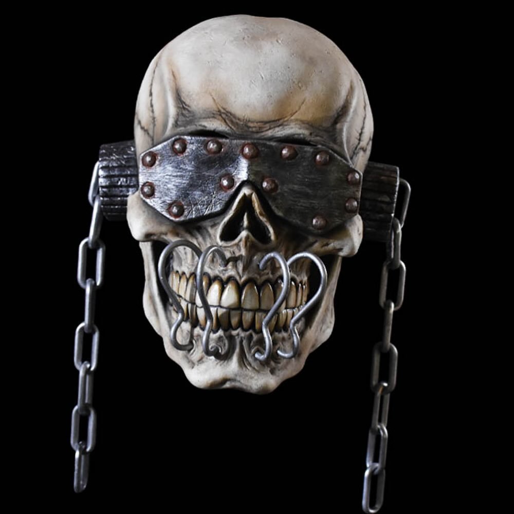 Vic Rattlehead Megadeth mask is back in stock at Lordgrimley.com @russlukich @trick_or_treat_studios @megadeth 

#halloween365 #halloween #horror #cosplay #trickortreat #halloweenmask #mask
#lordgrimleysmanor #lordgrimley.com 
#haunter #halloweendeco