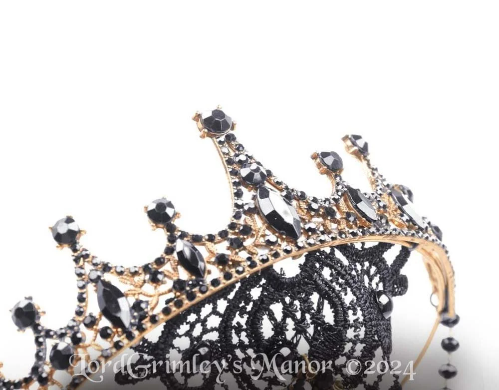 Gothic Princess - Beaded Crown