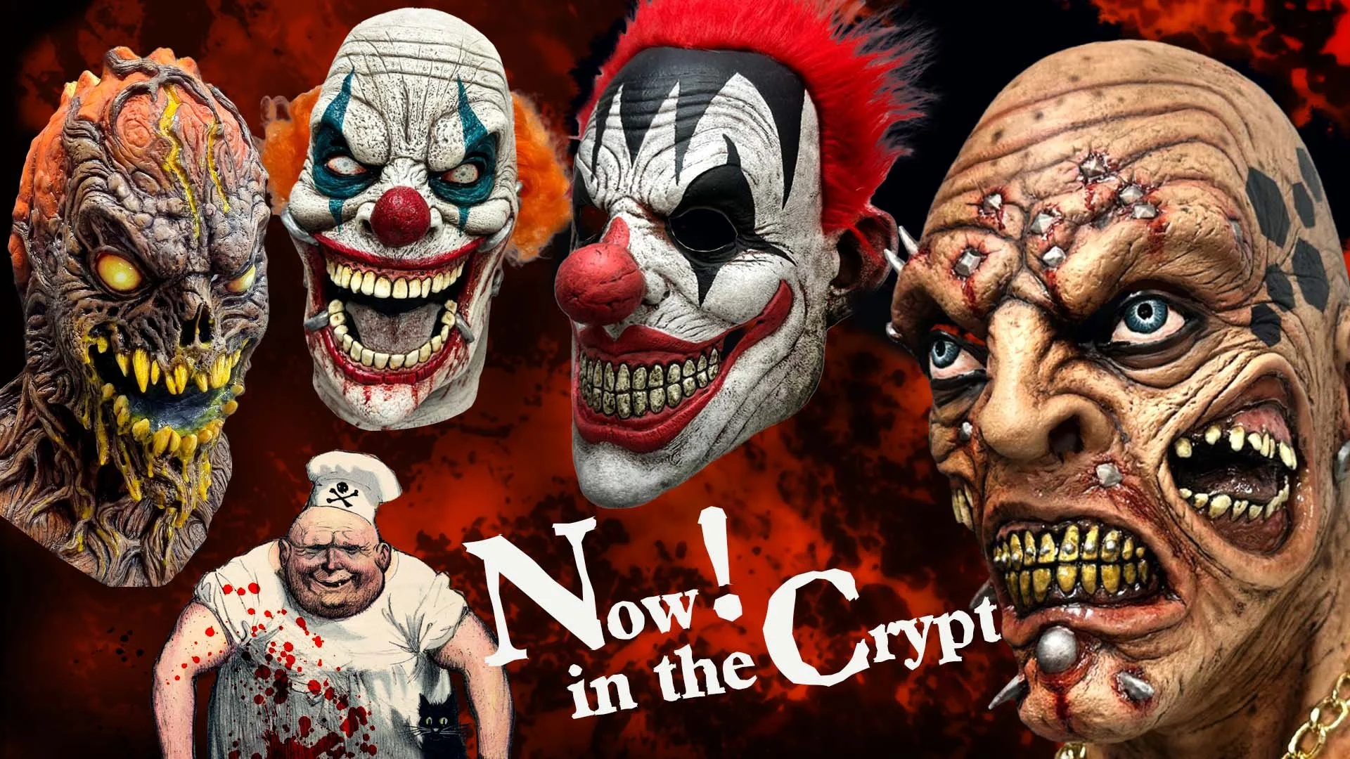 New Lord Grimley's Manor Exclusive Halloween Latex Masks for 2026 are Now Available!