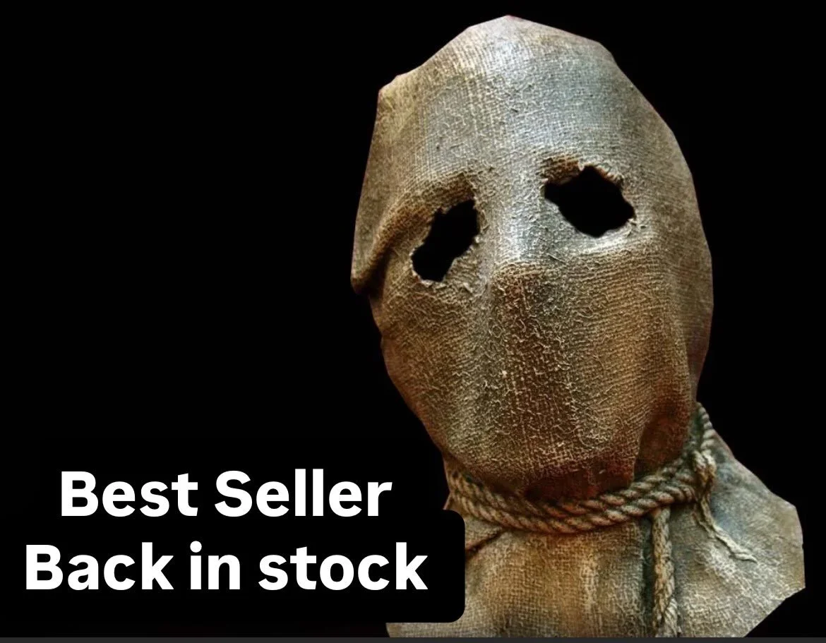 One of our best sellers the Sack o Path is back in stock Our Sale has arrived 😈Use code OCTOBER26(All caps) at checkout for 15% off orders over $30 

#scarecrow #cornmaze #scarecrowmask #halloween #horror