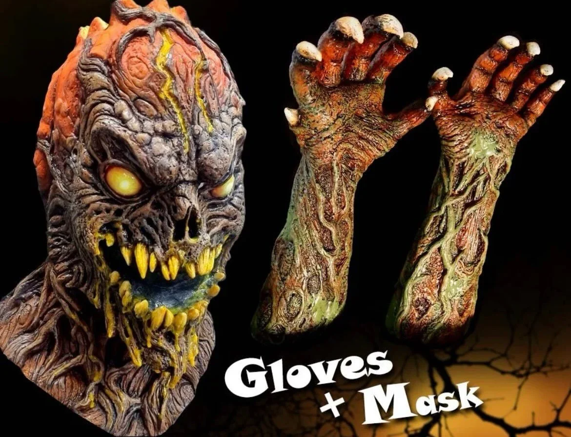 The Seven Deadly Sins Wrath mask and glove set now available. Click on Lordgrimley exclusives. Our Sale has arrived 😈Use code OCTOBER26(All caps) at checkout for 15% off orders over $30 

Artist @anders_lerche 
#scarecrow #pumpkin #halloween #hallow