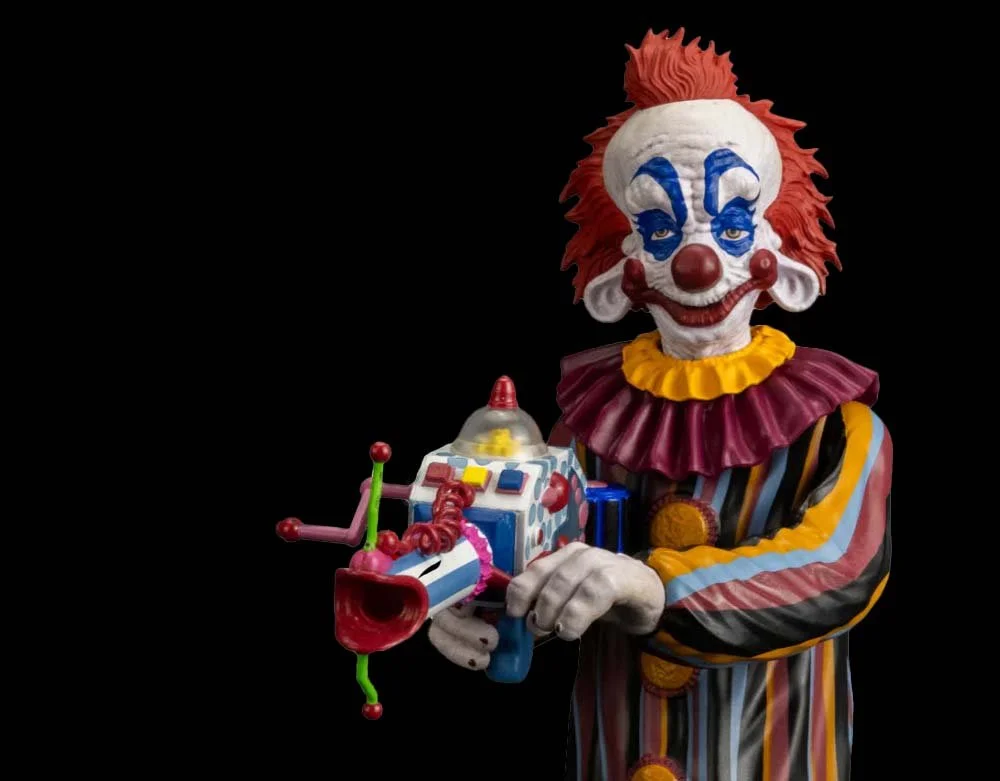 Trick or Treat Studios - Officially Licenced Scream Greats - Killer Klowns From Outer Space Rudy 8" Figure - Lord Grimley's Manor