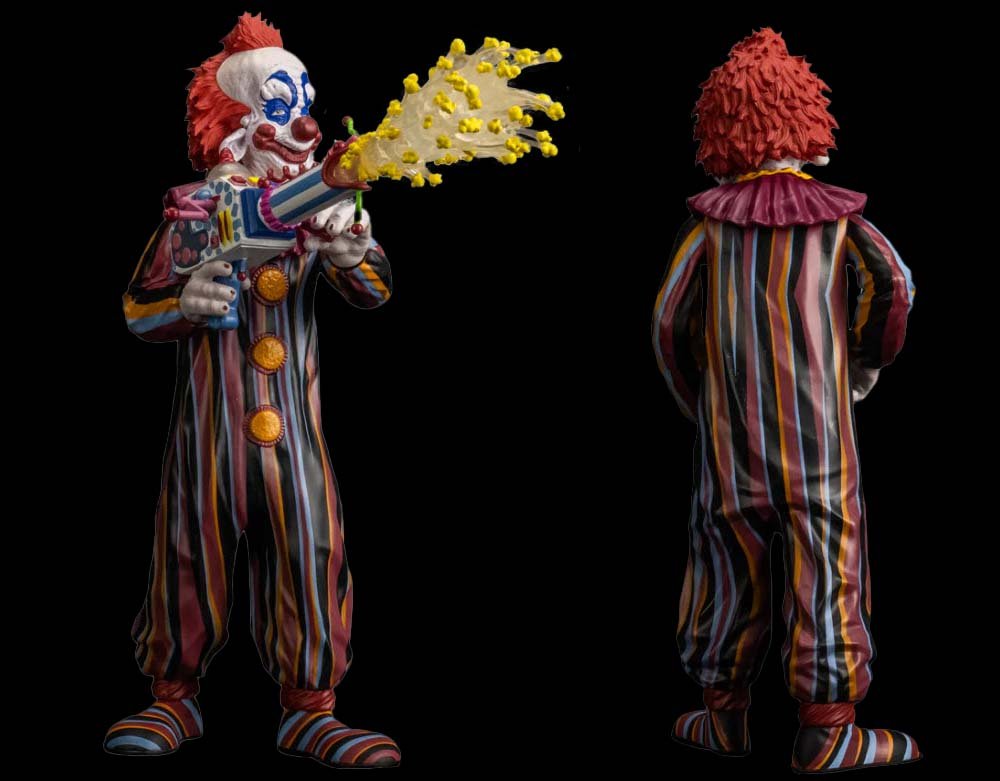 Trick or Treat Studios - Officially Licenced Scream Greats - Killer Klowns From Outer Space Rudy 8" Figure - Lord Grimley's Manor