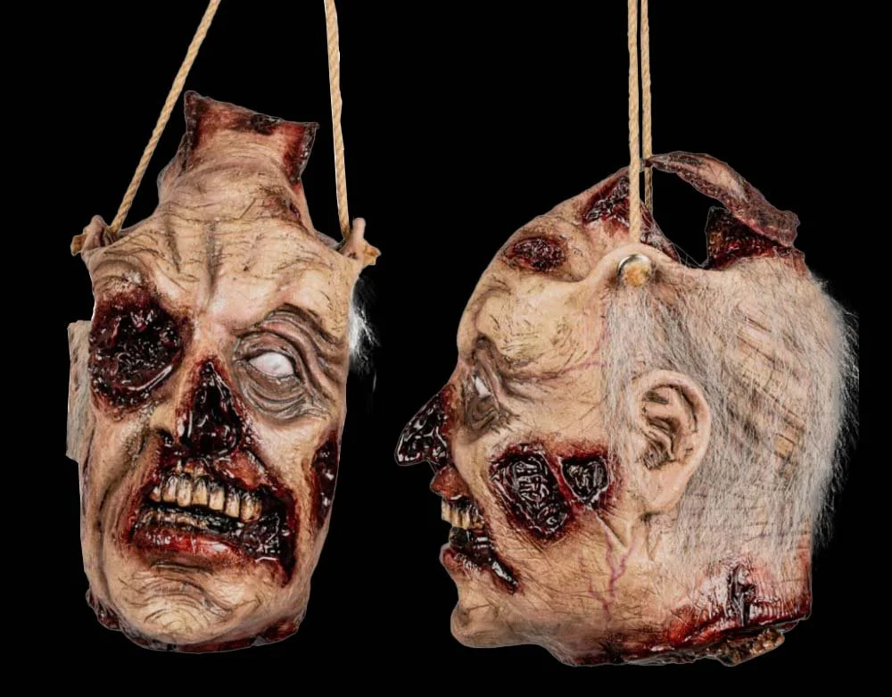 Ghoulish Productions - Headless Zombie Deluxe - Rotting Skin Bag - Candy Pail - Halloween Prop