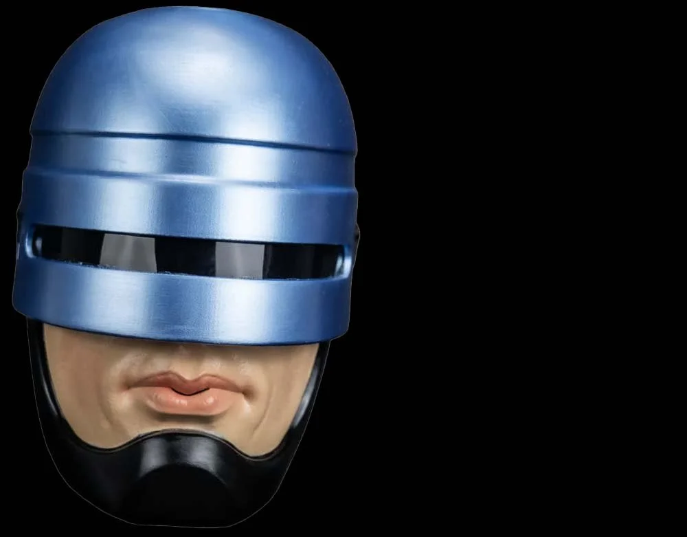 Trick or Treat Studios - Officially Licensed Robocop - Halloween Deluxe Injection Retro Mask - Lord Grimley's Manor