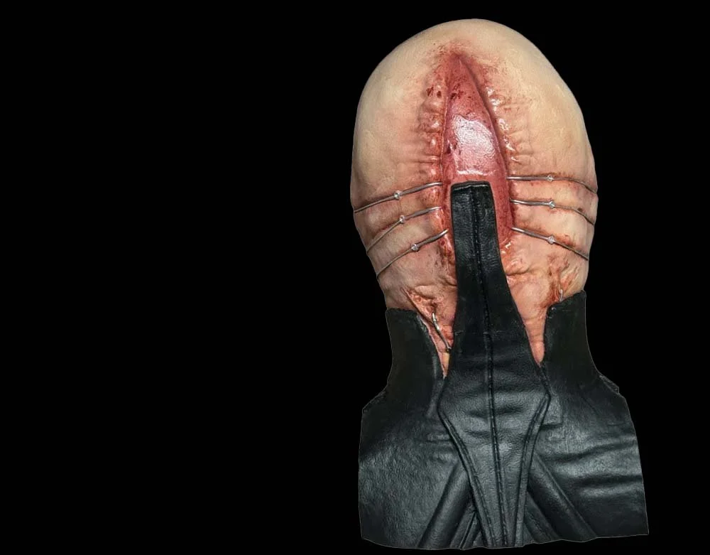 Trick or Treat Studios - Officially Licensed Hellraiser Chatterer Halloween Mask - Lord Grimley's Manor