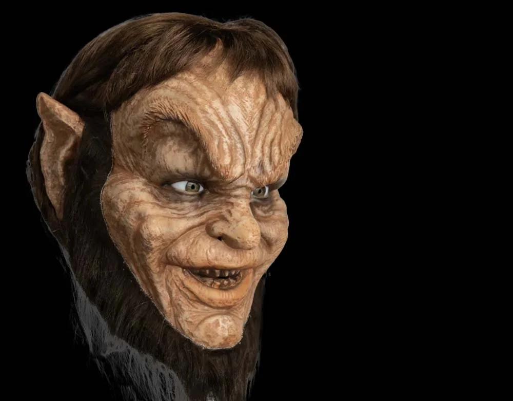 Trick or Treat Studios - Officially Licensed Leprechaun - Halloween Deluxe Injection Retro Mask - Lord Grimley's Manor