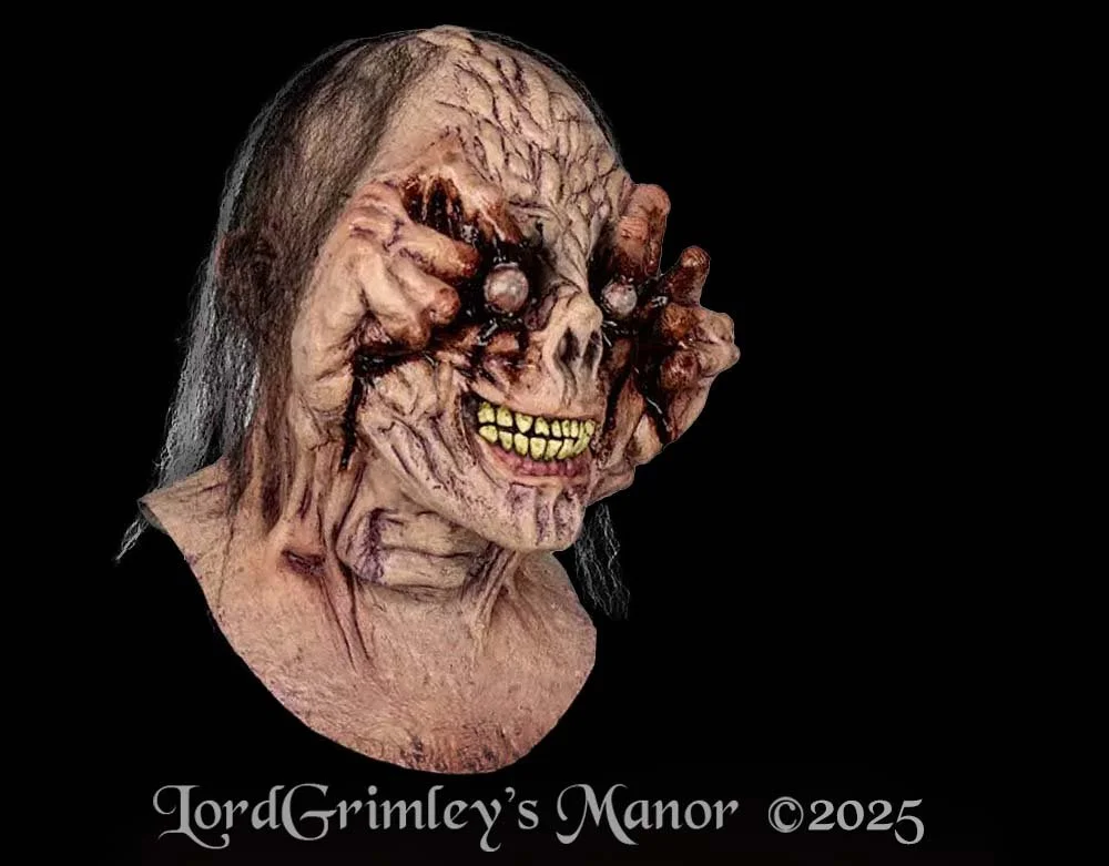 Ghoulish Productions - Schizophrenic Monster - Curse of the Eyes Monster Mask - Halloween Latex Mask - Lord Grimley's Manor