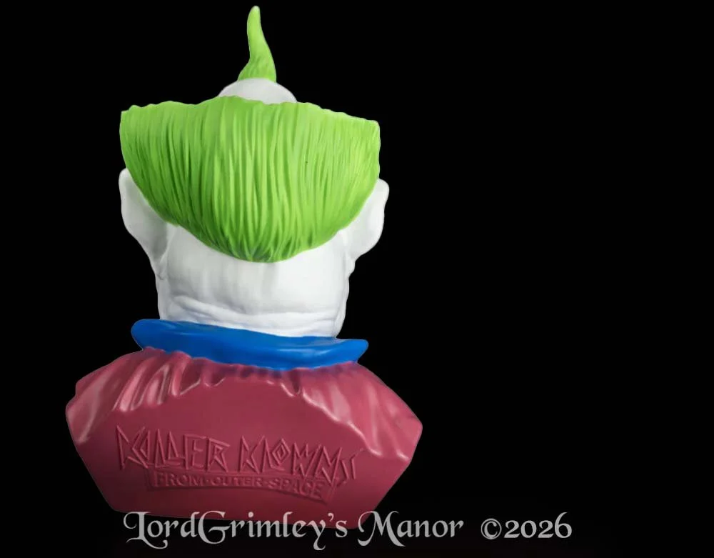 Trick or Treat Studios - Officially Licensed Killer Klowns from Outer Space - Jumbo Vinyl Coin Bank - Lord Grimley's Manor