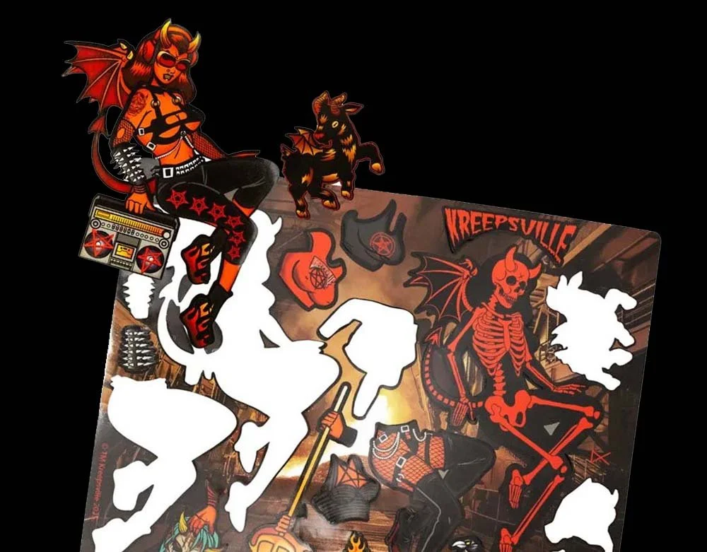 Kreepsville 666 - Devil Dame Dress Up Magnet Kit - Lord Grimley's Manor