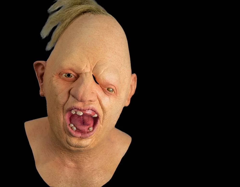 Trick or Treat Studios - Officially Licensed The Goonies Sloth Mask - Retro Halloween Latex Mask - Lord Grimley's Manor