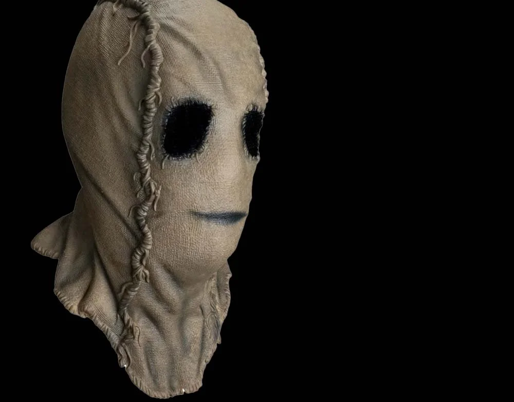Trick or Treat Studios - Officially Licensed The Strangers Chapter 1 - Scarecrow Latex Mask - Lord Grimley's Manor