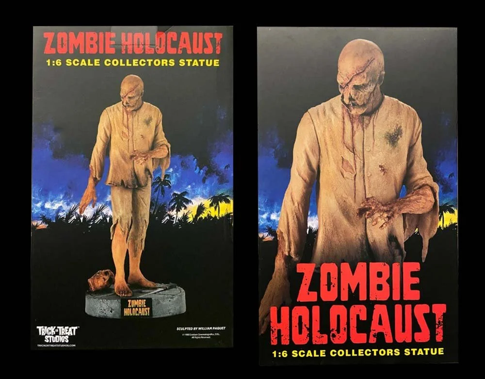 Trick or Treat Studios - Officially Licensed Zombie Holocaust - Poster Zombie 12" - Collector Statue - Lord Grimley's Manor