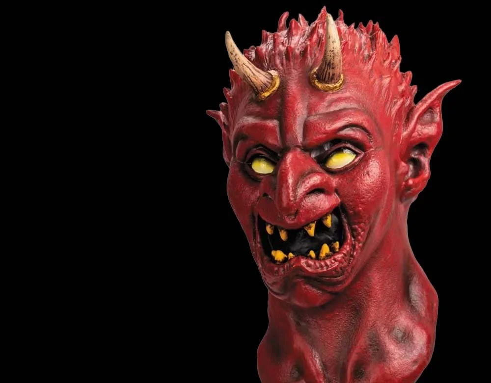 Trick or Treat Studios - Officially Licensed Dungeons and Dragons Efreeti Halloween Mask - Lord Grimley's Manor