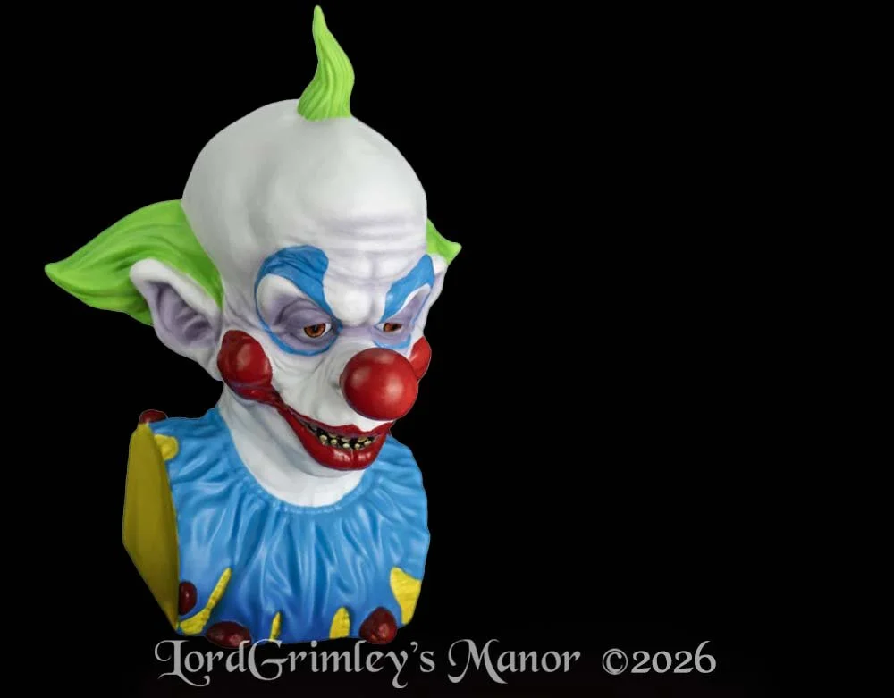 Trick or Treat Studios - Officially Licensed Killer Klowns from Outer Space - Shorty Vinyl Coin Bank Lord Grimley's Manor