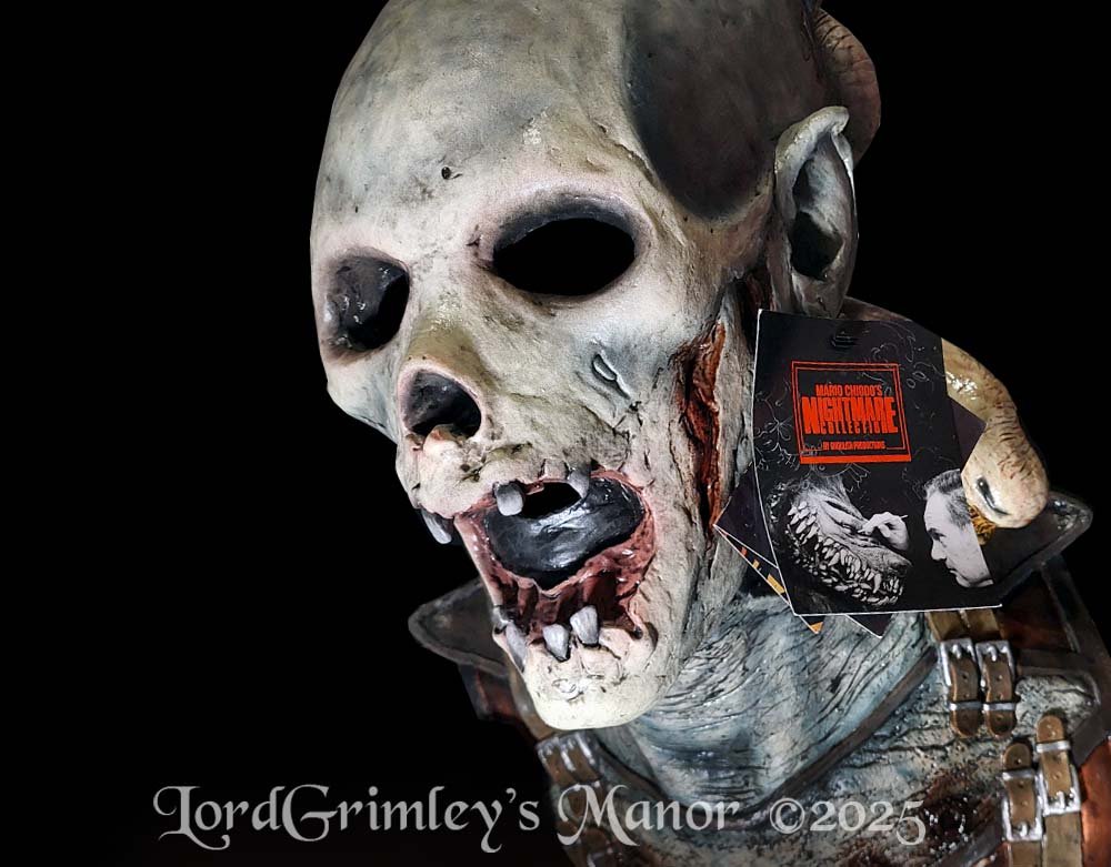 Ghoulish Productions - Mario Chiodo Ancient Warrior Latex Mask - Halloween Navigator Mask - Lord Grimley's Manor