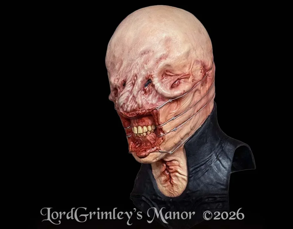 Trick or Treat Studios - Officially Licensed Hellraiser Chatterer Halloween Mask - Lord Grimley's Manor