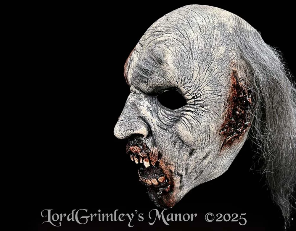 Ghoulish Productions - Tortured and Deceased - Halloween Mask - Lord Grimley's Manor