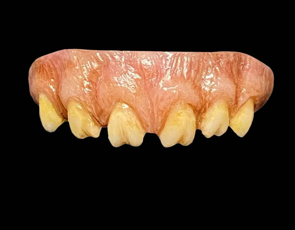 Trick or Treat Studios - Officially Licensed Texas Chainsaw Massacre 1974 Leatherface - Bitemares Horror Teeth Appliance - Lord Grimley's Manor