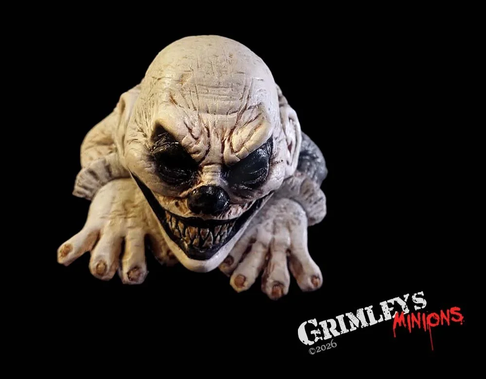 Lord Grimley's Manor Exclusive - Midnight Clown Latex Halloween Shoulder Buddy - Exclusive Halloween Prop (Copy)