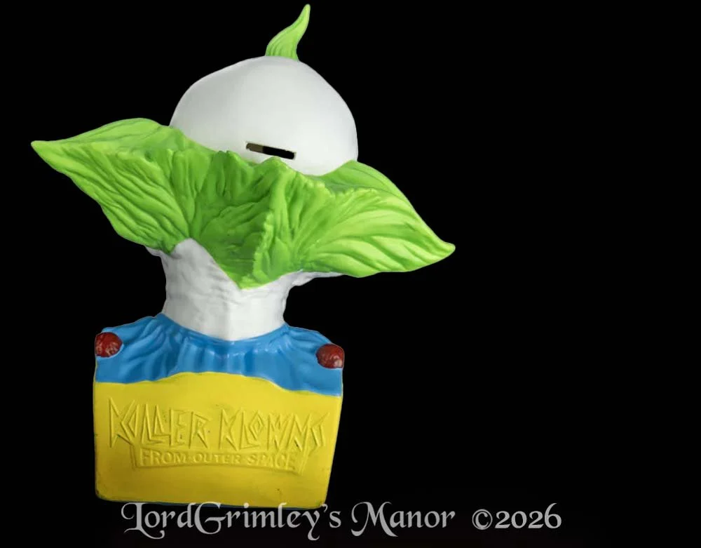 Trick or Treat Studios - Officially Licensed Killer Klowns from Outer Space - Shorty Vinyl Coin Bank Lord Grimley's Manor