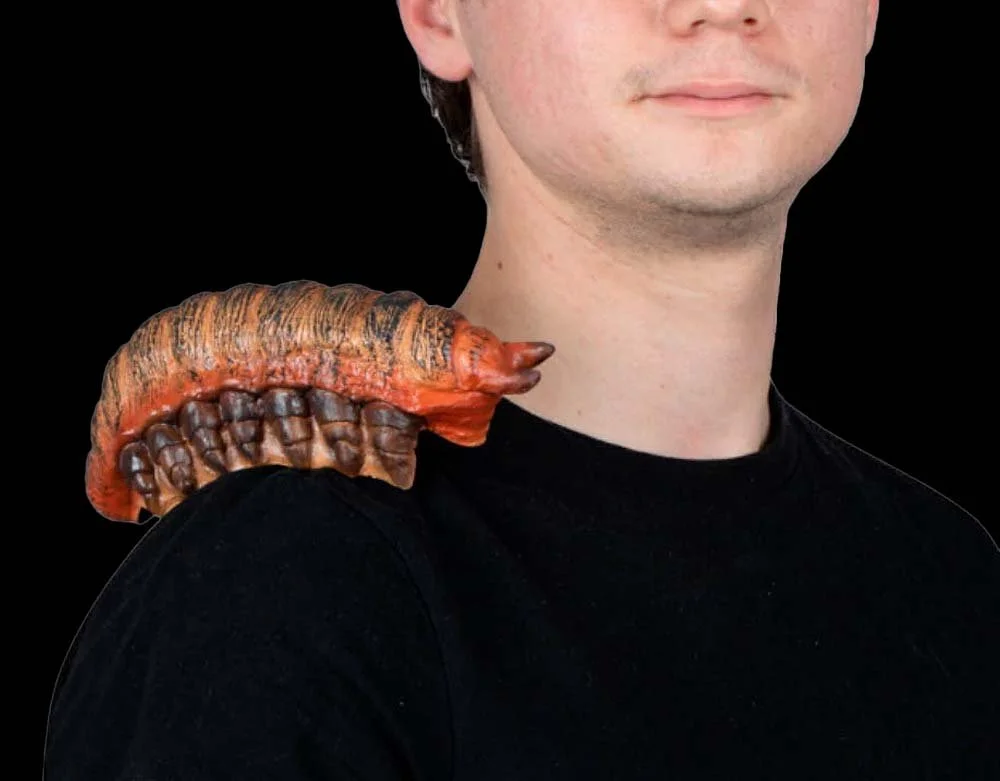 Ghoulish Productions Ghoulish Productions - Centipede Magical Familiar Shoulder Buddy - Halloween Shoulder Latex Prop - Lord Grimley's Manor