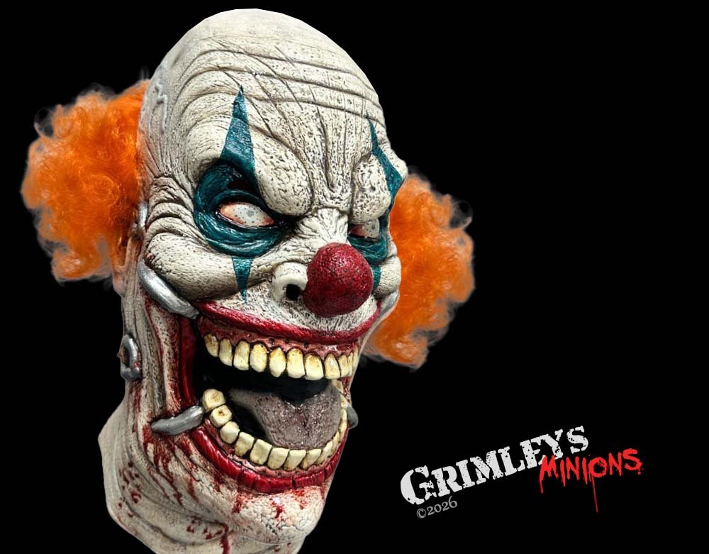Envy Killer Clown - 7 Deadly Sins Series Halloween Latex Mask - Lord Grimley's Manor Exclusive Halloween Mask