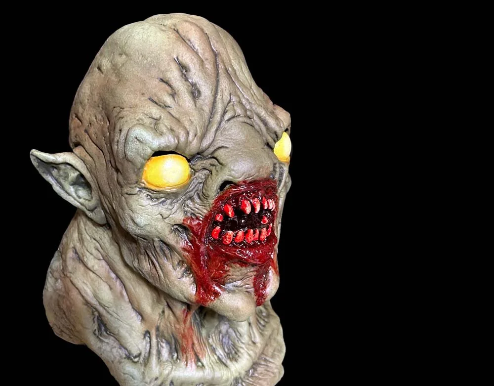 Trick or Treat Studios - Officially Licensed CHUD Sewer Monster - Retro Halloween Latex Mask - Lord Grimley's Manor
