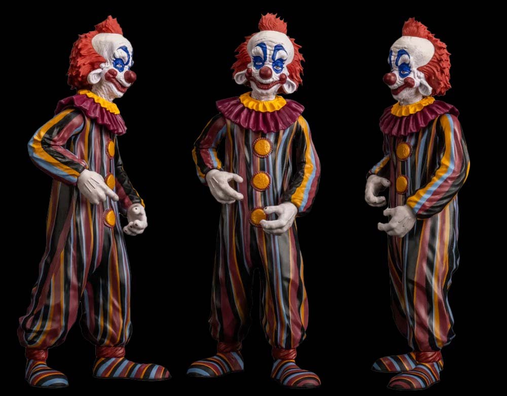 Trick or Treat Studios - Officially Licenced Scream Greats - Killer Klowns From Outer Space Rudy 8" Figure - Lord Grimley's Manor
