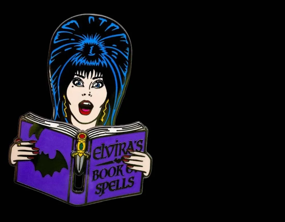Elvira Book of Spells - Enamel Pin