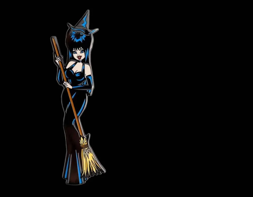 Elvira Standing Witch - Enamel Pin