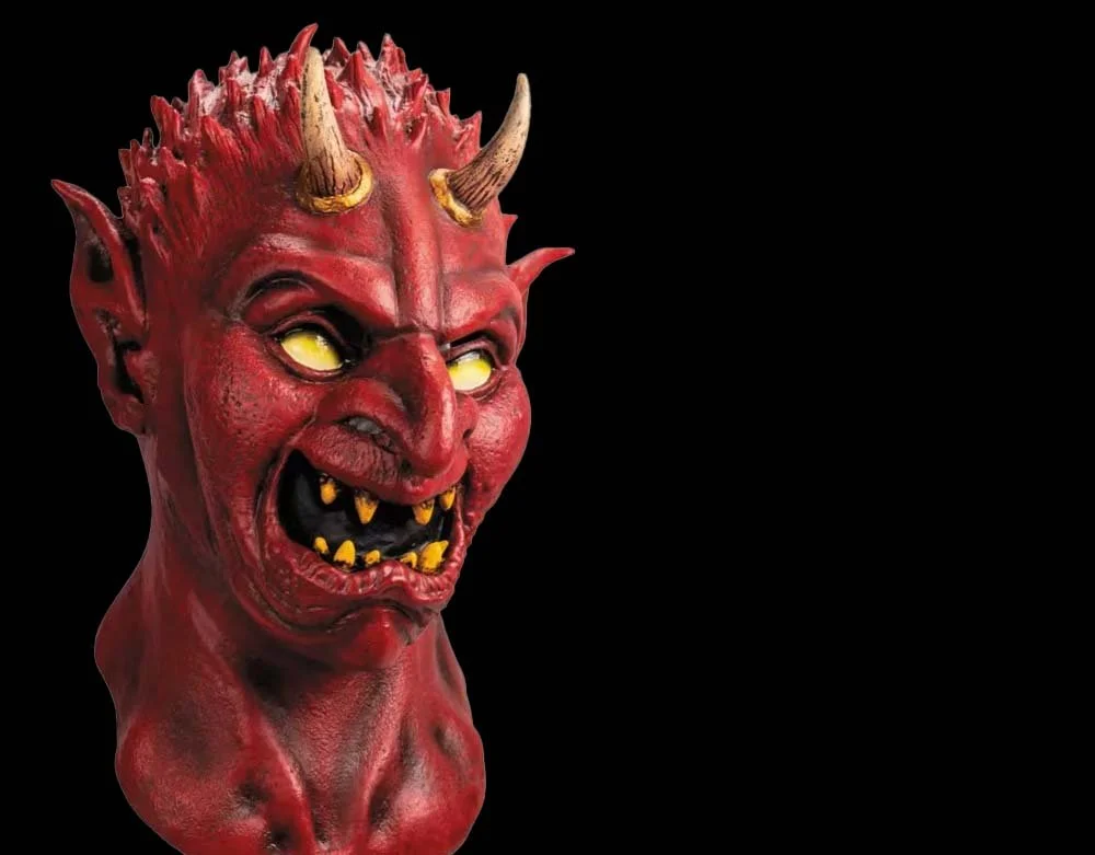 Trick or Treat Studios - Officially Licensed Dungeons and Dragons Efreeti Halloween Mask - Lord Grimley's Manor