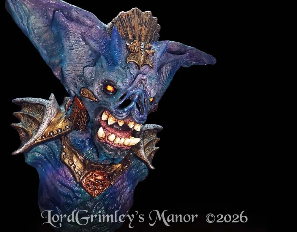 Ghoulish Productions - Camazotz - Mayan Death Bat God Latex Mask - Halloween Demon Mask - Lord Grimley's Manor