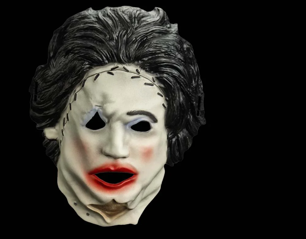 Trick or Treat Studios - Officially Licensed The Texas Chainsaw Massacre (1974) - Leatherface Pretty Woman Retro - Deluxe Injection Half Mask - Lord Grimley's Manor
