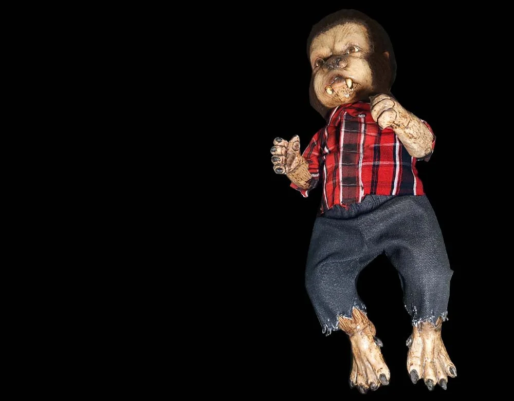 Ghoulish Productions - Little Fang Werewolf Goregeous Demonic Babies - Foam Latex Halloween Prop - Lord Grimley's Manor