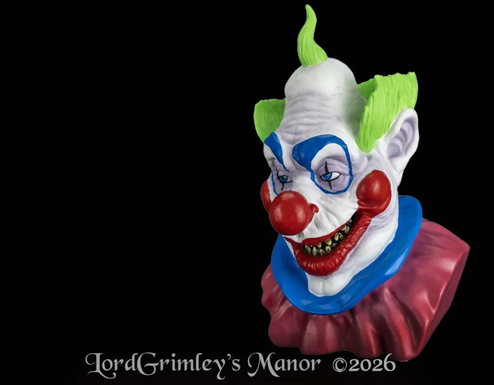 Trick or Treat Studios - Officially Licensed Killer Klowns from Outer Space - Jumbo Vinyl Coin Bank - Lord Grimley's Manor