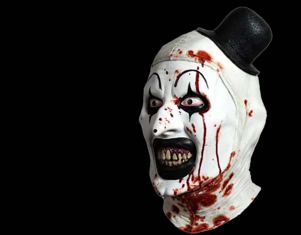 Tinsley Studio - Terrifier 3 - Killer Art the Clown Bloody Variant - Halloween Latex Mask - Lord Grimley's Manor