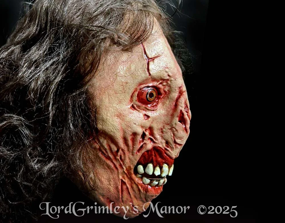 Tinsley Studio - Terrifier 3 Victoria Standard - Halloween Latex Mask - Lord Grimley's Manor