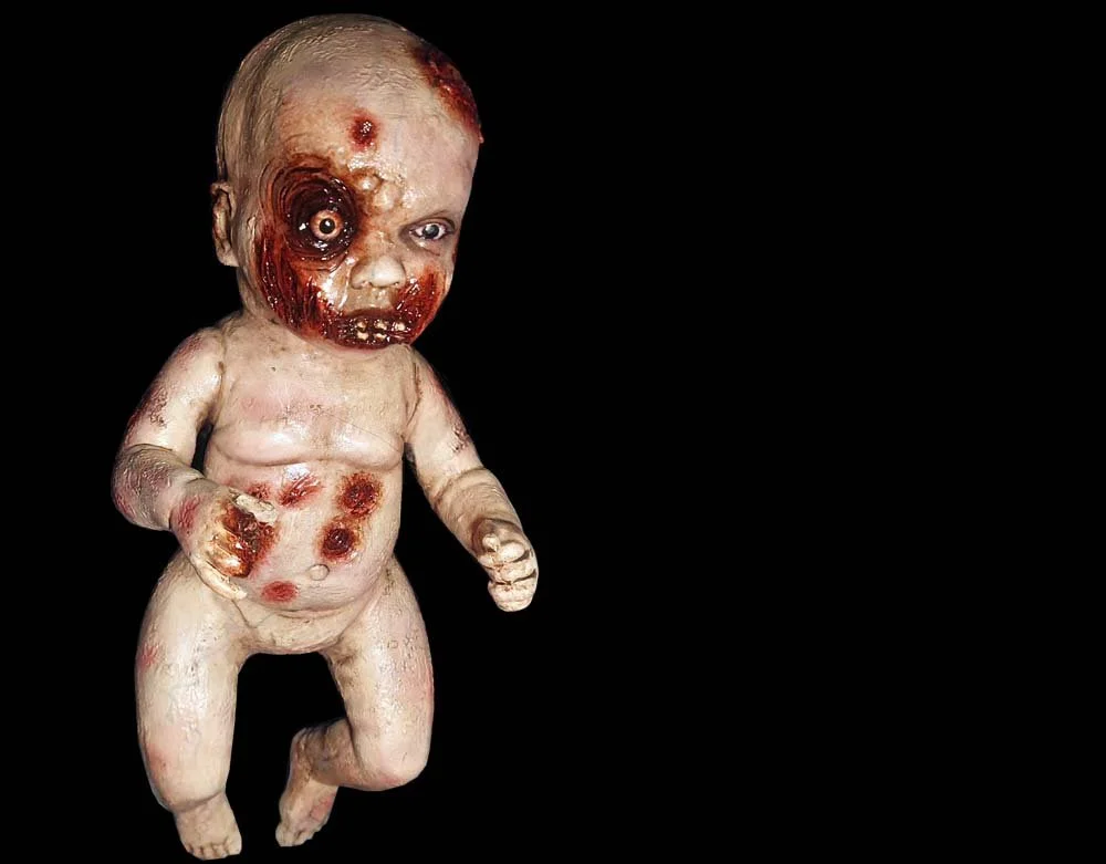 PREORDER Little Rotty Zombie - Goregeous Babies - Foam Latex Prop