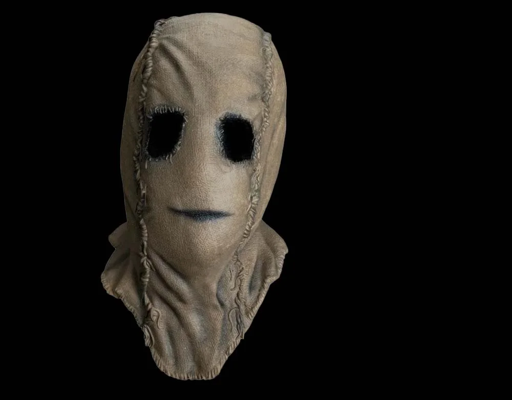 Trick or Treat Studios - Officially Licensed The Strangers Chapter 1 - Scarecrow Latex Mask - Lord Grimley's Manor