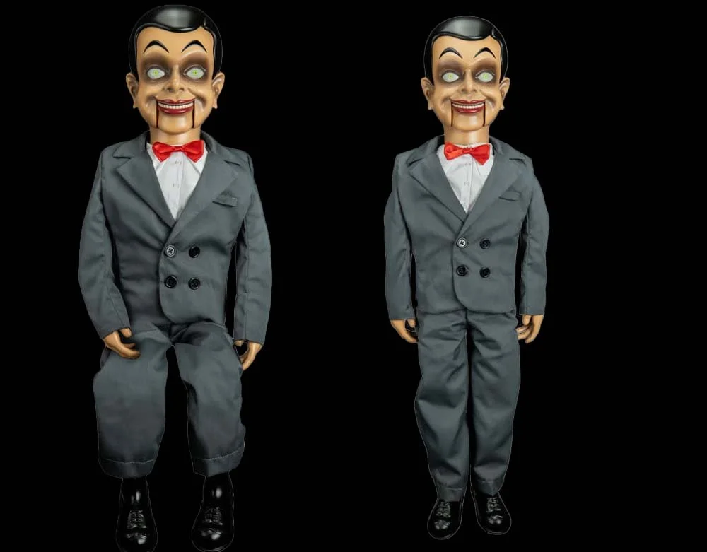 Trick or Treat Studios - Officially Licensed Goosebumps Slappy Dummy Prop Halloween Plastic Puppet Prop - Lord Grimley's Manor