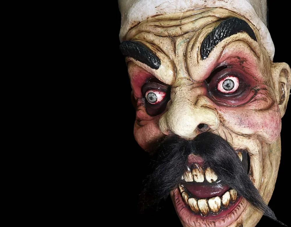 Ghoulish Productions - Crazy Chef Auguste - Killer Latex Mask - Lord Grimley's Manor