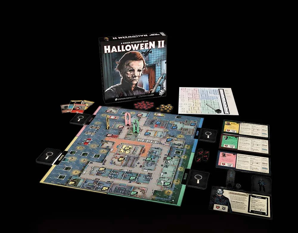 Trick or Treat Studios - Officially Licensed Halloween II Board Game - Lord Grimley's Manor