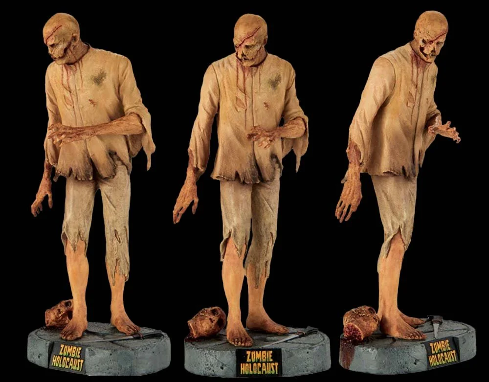 Trick or Treat Studios - Officially Licensed Zombie Holocaust - Poster Zombie 12" - Collector Statue - Lord Grimley's Manor