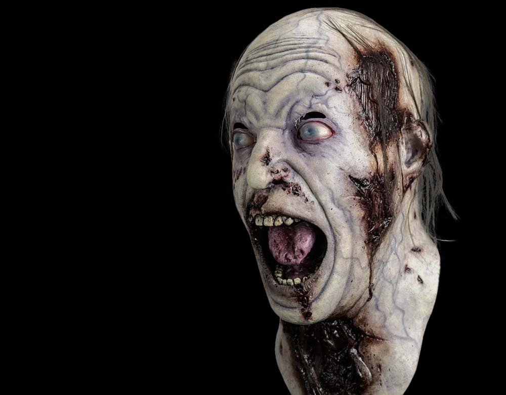 Trick or Treat Studios - Officially Licensed Illusive Concepts 200 Series Rotting Ralph - Retro Halloween Latex Mask - Lord Grimley's Manor