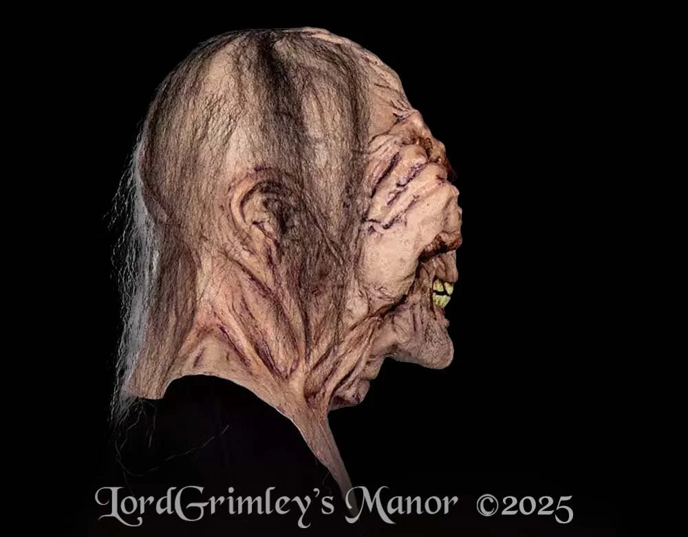 Ghoulish Productions - Schizophrenic Monster - Curse of the Eyes Monster Mask - Halloween Latex Mask - Lord Grimley's Manor
