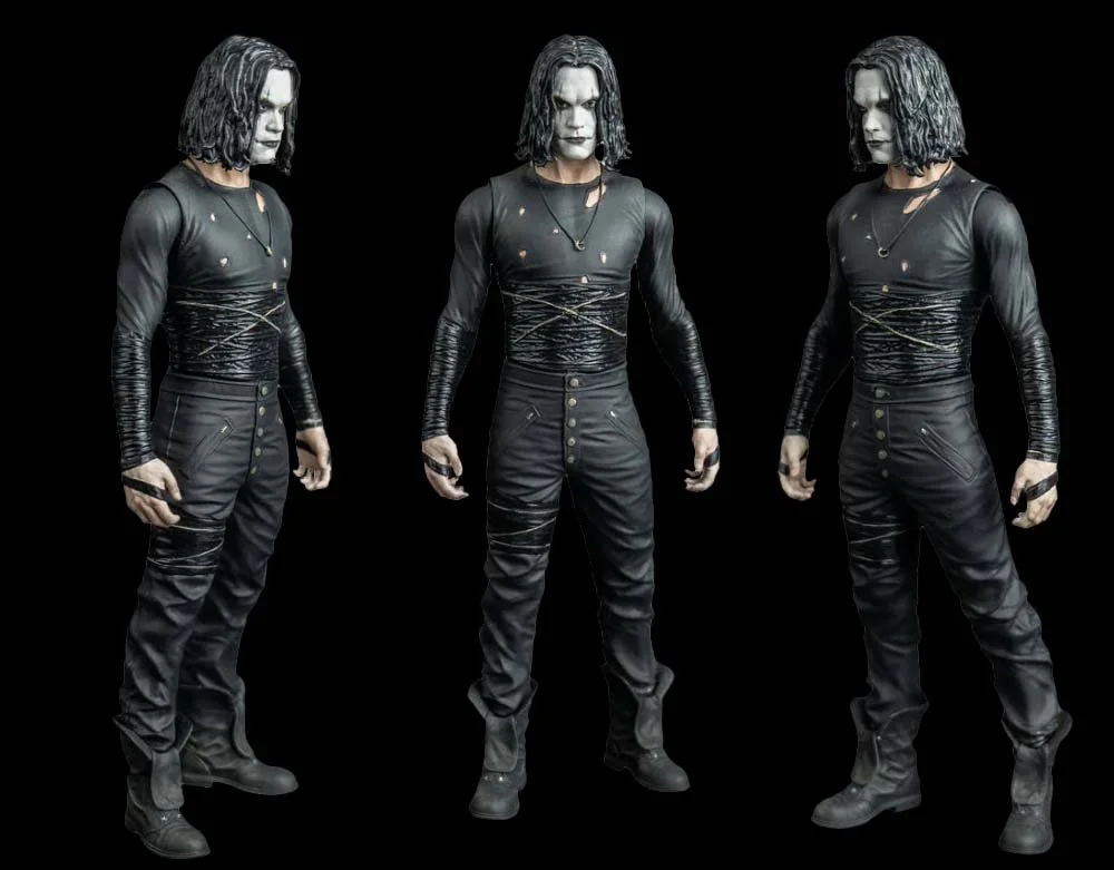Trick or Treat Studios - Officially Licenced Scream Greats - The Crow Eric Draven 8" Figure - Lord Grimley's Manor