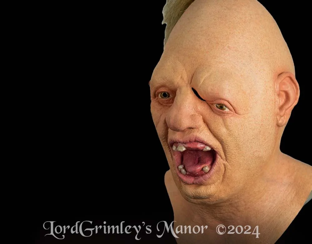 Trick or Treat Studios - Officially Licensed The Goonies Sloth Mask - Retro Halloween Latex Mask - Lord Grimley's Manor